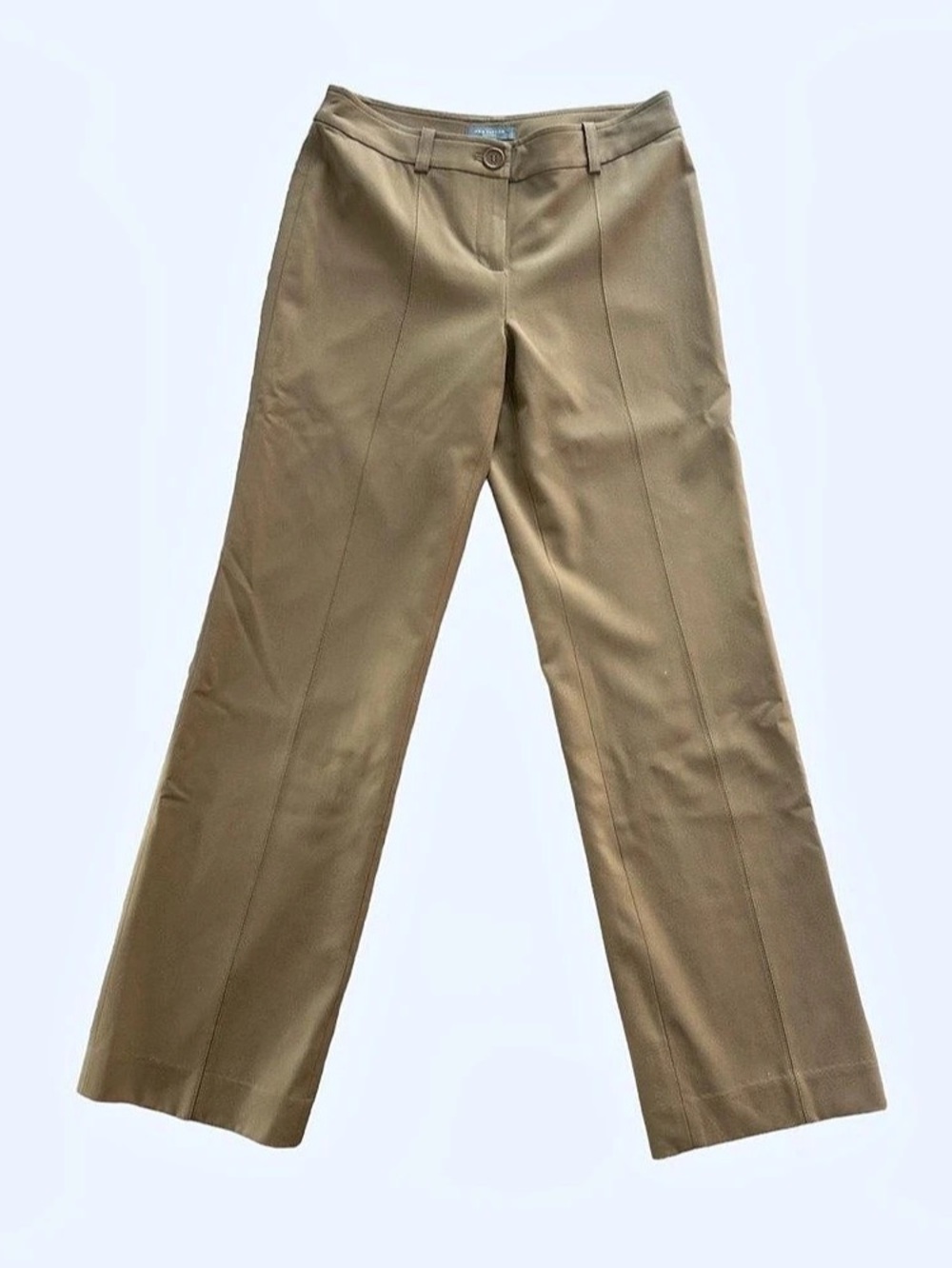 Ann Taylor Straight Leg Trousers Khaki Size 4
